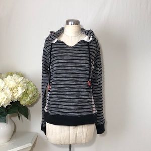 BKE Knit Lounge Hoodie Top
